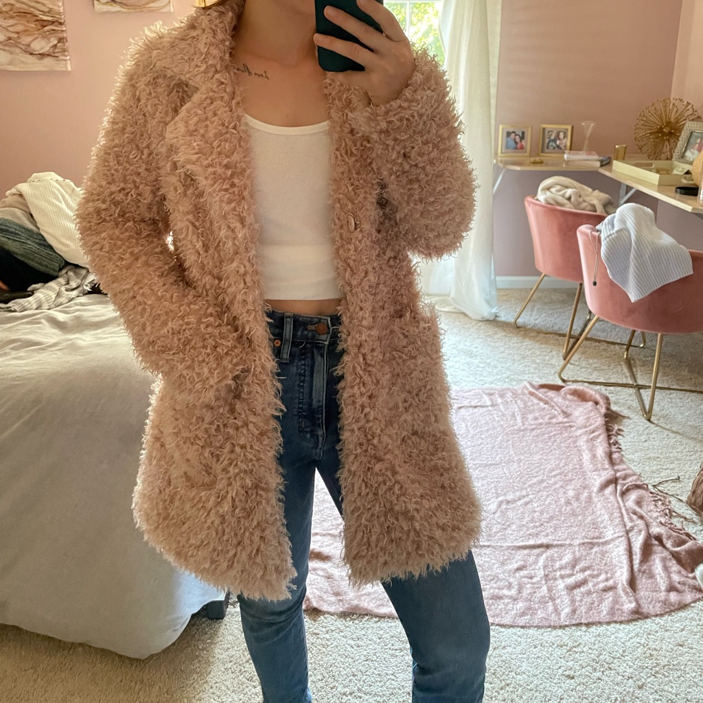 Steve Madden Fuzzy Coat